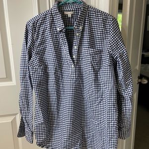 Gap Maternity Gingham Popover